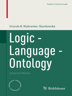 cover image of Logic--Language--Ontology